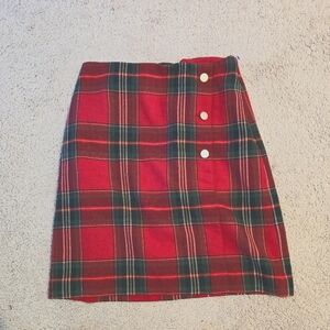 Talbots plaid skirt